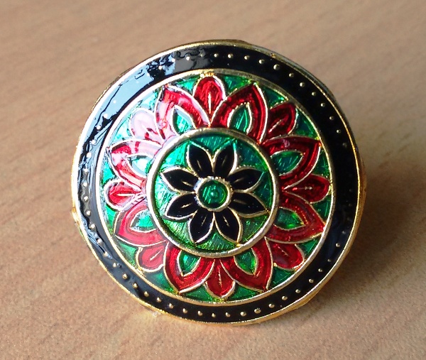 Meenakari nose pin deals