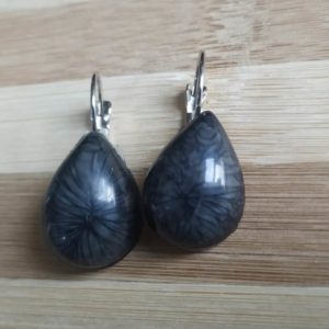 Splendid Black Stone Earrings